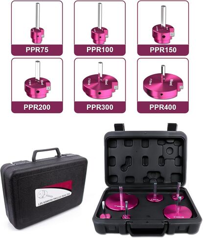 6 Pcs PVC Pipe Reamer Kit With 3/4 inch, 1 inch, 1-1/2inch, 2inch, 3inch, 4inch Head Aluminum PVC Fitting Saver, PVC Socket Saver For SCH40 PVC, ABS PVC Pipe and CPVC, Water Lines, Drain Lines in Saudi Arabia
