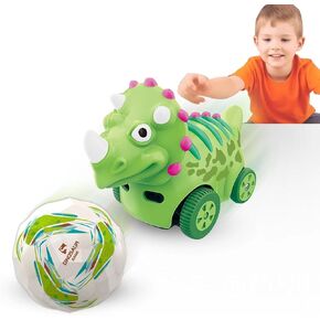 Interactive Robot Dinosaur Toy, Electronic Pet with Smart Follow Ball and Gesture Control, Rechargeable, Gift for Girls and Boys Ages 3 and Up