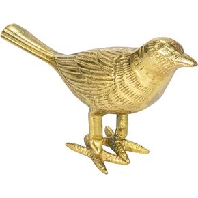 Creative Co-Op Cast Aluminum Bird Accent Decor, Gold