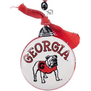 Glory Haus, Collegiate Ceramic Christmas Puff Ornaments - Hand Painted - Celebrate Your Favorite College (Auburn)