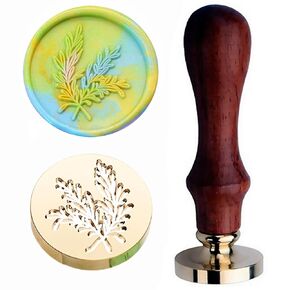 JUPPE Beautiful Cherry Blossoms Wax Seal Stamp, Cherry Blossoms Flower Sealing Wax Stamp, Plant Cherry Blossoms Wax Stamp Wedding Invitation Birthday Party Sealing Stamp