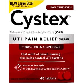أقراص Cystex Plus لتخفيف آلام المسالك البولية، 40 قرصًا in Saudi Arabia