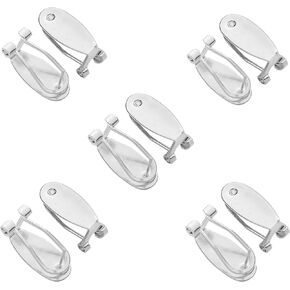 Silver Fingernail Earring Post for Native American Earring 10 Pieces/lot - (Color: Silver)