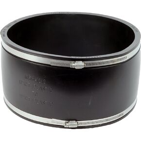 Fernco P1056-1212 Flexible PVC Pipe Coupling for Cast Iron, Plastic or Steel to Cast Iron, Plastic or Steel Plumbing Connections
