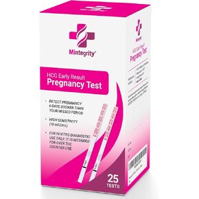 25 Pack Pregnancy Test Strips, Rapid and Accurate Results