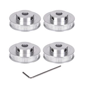 GT2 Pulley 40 Teeth 8mm Bore Width 6mm Timing Belt Pulley 40T 8mm Bore Pulley Wheel for 6mm Width GT2 Timing Belt for 3D Printer,CNC (4pcs)