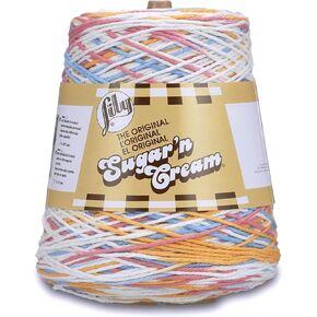 Lily Sugar N Cream Cones Potpourri Yarn - 1 Pack of 14oz/400g - Cotton - #4 Medium - 706 Yards - Knitting, Crocheting & Crafts