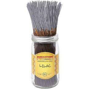 Wild Berry Incense Sticks - Lilac - Crisp Aroma with Hyacinth and Citrus - Hand Dipped in The USA (100 Count)
