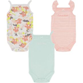 Calvin Klein baby-girls 3 Pieces Pack Bodysuit