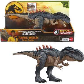 Mattel Jurassic World Dominion Gigantic Tracker Sinotyrannus Large Dinosaur Figure with Attack Motion & Tracking Gear, Toy with Physical & Digital Play