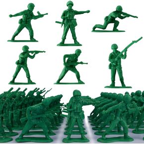 HAPTIME Civil War Army Men Set (42 pcs), American Civil War Toys, Plastic Army Men Action Figures, Including Flagman, Knight, Soldier, Perfect for School Project Dioramas