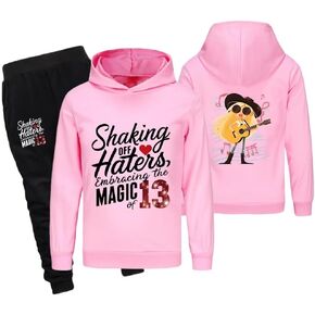 Long Sleeve Hooded Coordinatedoutfit children Kids Sweatshirt Sets