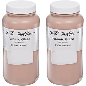 Sax True Flow Gloss Glaze, Bright Orange, 1 Pint