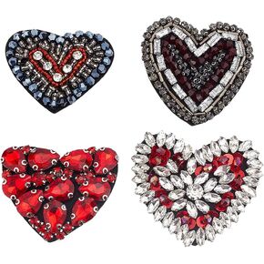 BEUNITONE 3pcs Beaded Rhinestones Snake Patch 3 Colors Handmade Crystal Snake Applique Sew on Beaded Crystal Badge Snake Fabric Embroidery Patches for Clothes Bag Pants Shoes Hats DIY Projects