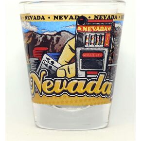 Nevada State Wraparound Shot Glass