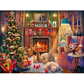 Ravensburger Christmas Eve 1500 Piece Jigsaw Puzzle for Adults - 16558 - Every Piece is Unique, Softclick Technology Means Pieces Fit Together Perfectly