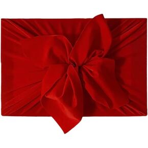 SHIKIWRAP Reusable Furoshiki Cloth Gift Wrap, 18" Square Sheet for Medium Sized Gifts, Sustainable Living and Special Occasions (Botanical)