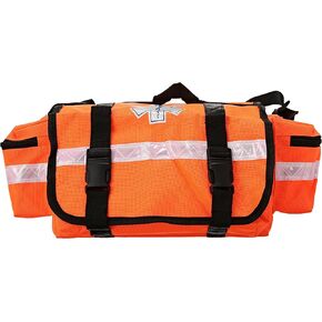Dealmed First Responder Trauma Bag – Medium Medic First Responder Trauma Bag, Easy to Carry, Orange Medical Trauma Bag