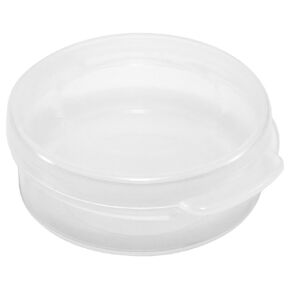 Caplugs CVC-1.00-1/2-HL CVC Series – Plastic Hinged Container, 400 Pack, Clear PP, 0.84" W x 0.51" H Multi-Purpose, Reusable, Organization, Display, Storage, Cosmetics, Healthcare, Lab (99196383)