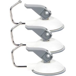Ciieeo 3pcs Clear Hangers Hat Hangers Heavy Duty Clothes Rack Hangers Heavy Duty Suction Cups with Hooks Shower Suction Heavy Duty Coat Hangers Suction Cup Hooks Wall Hooks Sucker Wreath