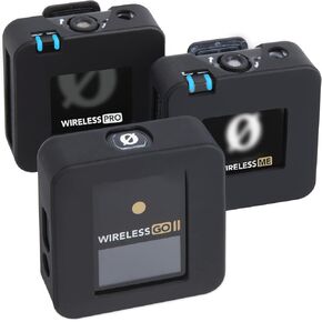 YOUSHARES Silicone Case for Rode Wireless GO II/Wireless PRO/Wireless ME, Silicone Protect Cover Compatible with Rode Wireless Microphone System (3 Pcs)