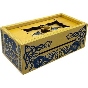 Project Genius: True Genius - Caesar's Codex, Wood Brainteaser Puzzle, Based on Ancient Artifacts, Play and Then Display, for Ages 14 and up