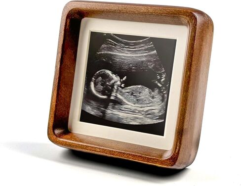 4x4 Natural Walnut Wood Picture for Polaroid Picture Frame,Baby Sonogram Ultrasound Picture Frame,Mini Canvas Frame,for Wall and Tabletop,Gifts for birthdays, wedding anniversaries in Saudi Arabia