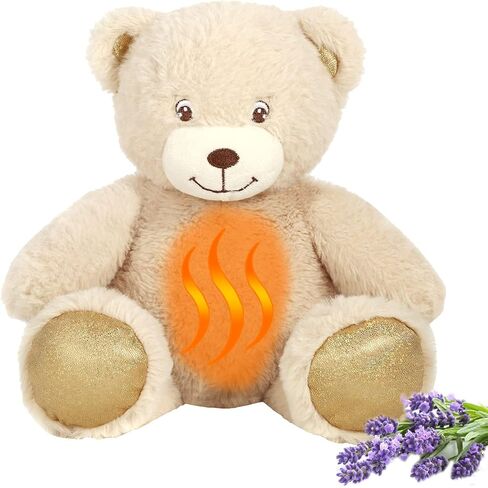 حيوان محشو على شكل فيل قابل للاستخدام في الميكروويف من إيكاسا مع خاصية إطلاق الروائح العلاجية برائحة اللافندر - ألعاب قطيفة للتدفئة مقاس 30.48 سم، مجموعة علاجية دافئة ودافئة ودافئة للحيوانات المعطرة (الفيل) in Kuwait