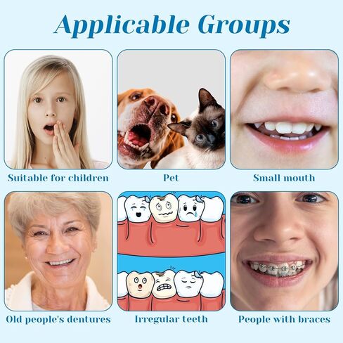 4Pcs Orthodontic Toothbrushes Soft Trim Compact Interdental Interspace Brush Small Head End Tufted Toothbrush Tiny Gum Brushes for Dental Implants Braces Teeth Detail Cleaning Care in Kuwait