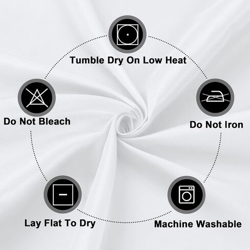 PureFit 6 Pack White Table Cloths 60 x 102 Inch, Stain and Wrinkle Resistant Table Linen for 6 Ft Rectangle Table, Polyester Table Covers for Dining Table, Wedding, Party, Banquet and Camping in Saudi Arabia