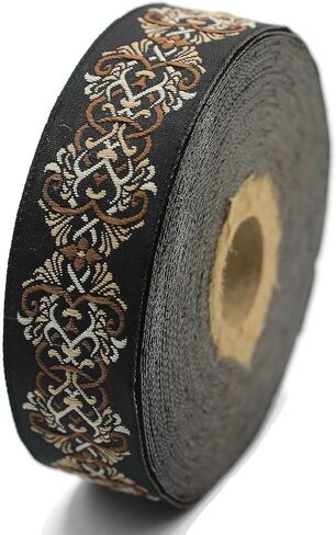 11 Yard 1.96 inches Wide Celtic Knot Jacquard Ribbon Sewing Trim Upholstery Fabric 50976 in Kuwait