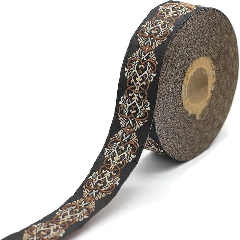 11 Yard 1.96 inches Wide Celtic Knot Jacquard Ribbon Sewing Trim Upholstery Fabric 50976 in Kuwait