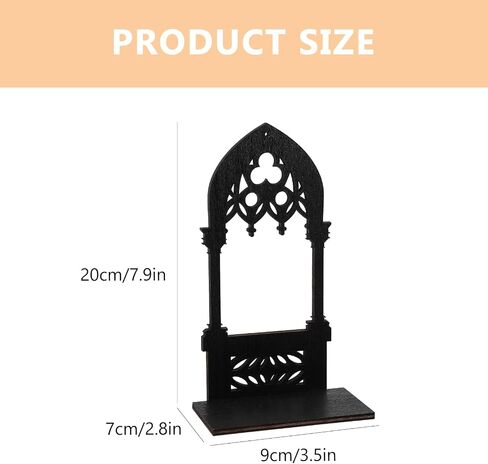 Garneck Wall Mount Candle Holder - Tealight Candlestick Gothic Church Dome Candelabra - Christian Orthodox Wooden Religions Candle Holder - Prayer Penance Candle Tray Hanger in Saudi Arabia