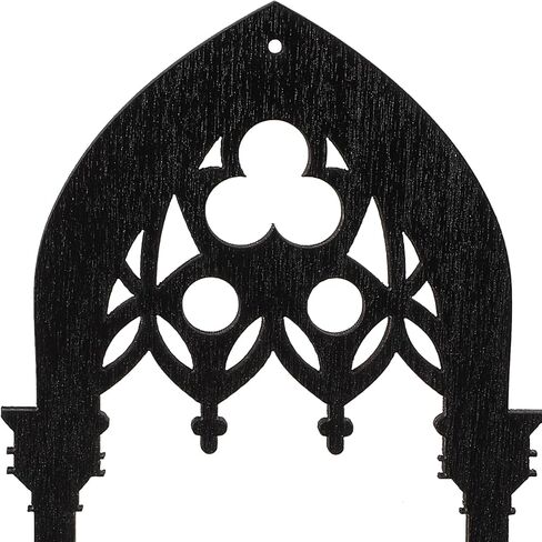 Garneck Wall Mount Candle Holder - Tealight Candlestick Gothic Church Dome Candelabra - Christian Orthodox Wooden Religions Candle Holder - Prayer Penance Candle Tray Hanger in Saudi Arabia