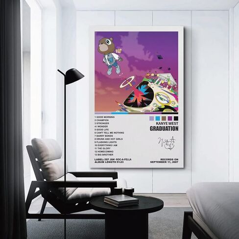 Gaobi Kanye West Poster Rapper Posters The Life of Pablo Music Album Cover Posters Canvas Art Poster And Wall Art Picture Print Modern Family Bedroom Decor Posters 12x18inch(30x45cm) in Saudi Arabia