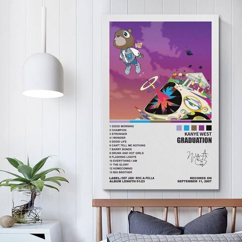 Gaobi Kanye West Poster Rapper Posters The Life of Pablo Music Album Cover Posters Canvas Art Poster And Wall Art Picture Print Modern Family Bedroom Decor Posters 12x18inch(30x45cm) in Saudi Arabia