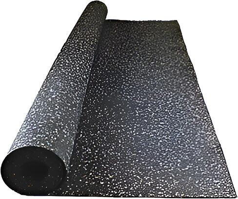 Rubber Roll, USA Made Recycled, Rubber Width 4 in, Rubber Length 4 ft, Rubber Thickness 1/16 in, 60A, Plain Backing in Saudi Arabia