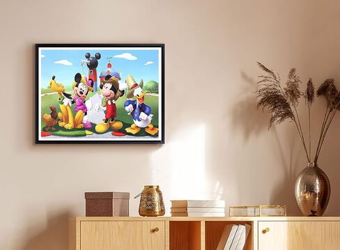 Palodio diy الماوس الماس اللوحة مجموعات للبالغين والأطفال، 14 × 14 بوصة اللوحة عبر غرزة الحفر الكامل حجر الراين الكريستال التطريز صور الفنون الحرفية لديكور جدار المنزل هدية in Kuwait