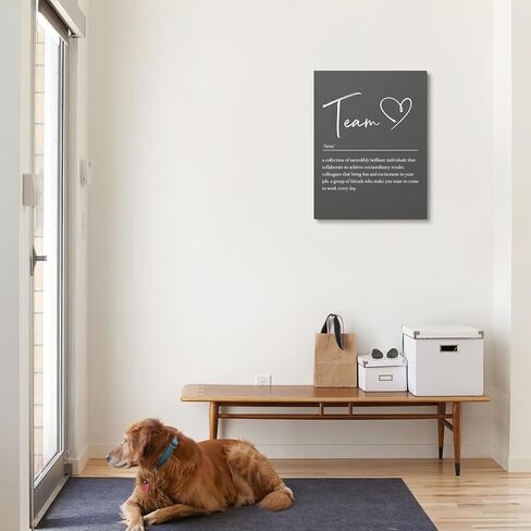 ملصق تعريف فريق XWELLDAN، فن جدار العمل الجماعي لديكور المكتب، ديكور جدار العمل الفني للمكتب، ديكور جدار المكتب، 11 × 14، مؤطر in Kuwait