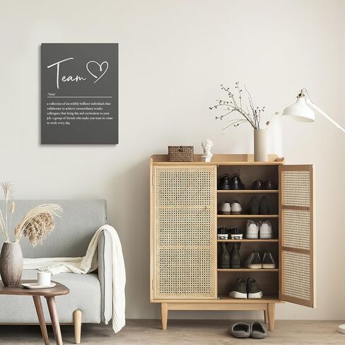 ملصق تعريف فريق XWELLDAN، فن جدار العمل الجماعي لديكور المكتب، ديكور جدار العمل الفني للمكتب، ديكور جدار المكتب، 11 × 14، مؤطر in Kuwait