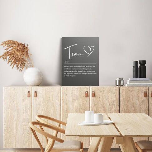 ملصق تعريف فريق XWELLDAN، فن جدار العمل الجماعي لديكور المكتب، ديكور جدار العمل الفني للمكتب، ديكور جدار المكتب، 11 × 14، مؤطر in Kuwait