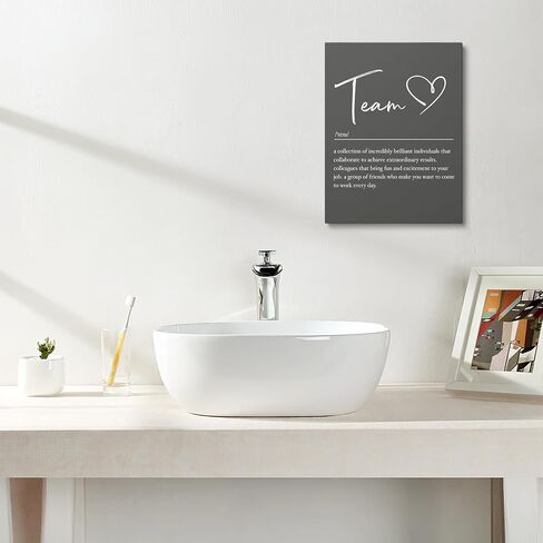 ملصق تعريف فريق XWELLDAN، فن جدار العمل الجماعي لديكور المكتب، ديكور جدار العمل الفني للمكتب، ديكور جدار المكتب، 11 × 14، مؤطر in Kuwait