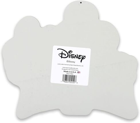 Open Road Brands Disney Mickey Mouse Embossed Metal Sign - Retro Mickey Mouse Wall Art with Inspiring Walt Disney Quote in Saudi Arabia
