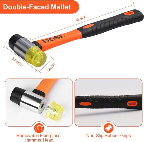 Laminate Flooring Tools, Vinyl Flooring Tools with 30-Piece Spacers and Double-Faced Mallet, Heavy Duty Pull Bar, Tapping Block in Saudi Arabia