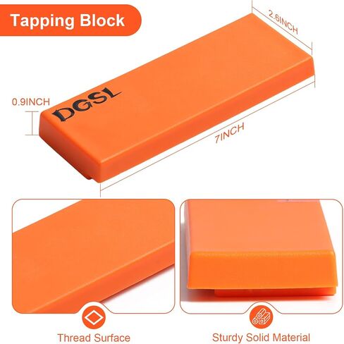 Laminate Flooring Tools, Vinyl Flooring Tools with 30-Piece Spacers and Double-Faced Mallet, Heavy Duty Pull Bar, Tapping Block in Saudi Arabia
