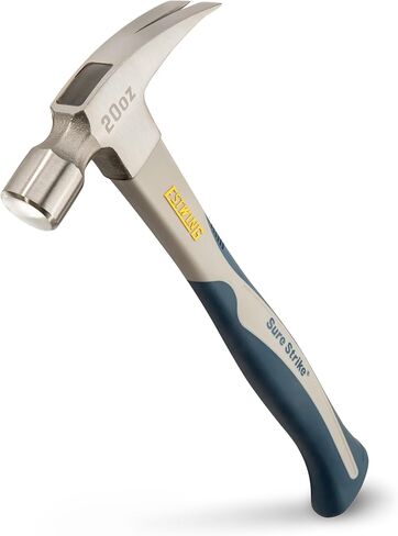 مطرقة ESTWING Sure Strike - مطرقة مخلب التمزق 20 أونصة ذات وجه أملس ومقبض من ألياف الكربون - SSCF20S in Kuwait
