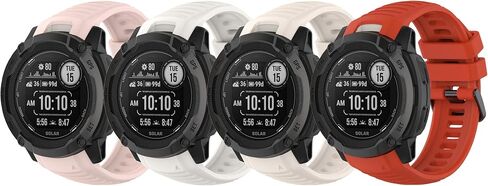 Band for Garmin Instinct 2X, Soft Silicone Replacement Watch Band Strap for Garmin Instinct 2X Solar (No Tracker) in Kuwait