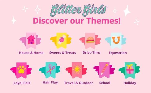 Glitter Girls – GG Picnic Set – Picnic Basket, Retro Radio, & Play Food Items – 14-inch Doll Accessories for Kids Ages 3 and Up – Children’s Toys in Kuwait