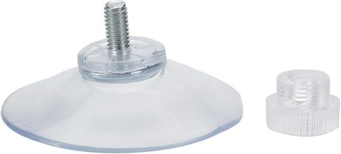 10 PCS Suction Cup,41 mm Suction Pads with Plastic Cap Clear PVC Sucker Pads Strong Adhesive Suction Holder for Window Glass Bathroom Wall Glass Door in Saudi Arabia