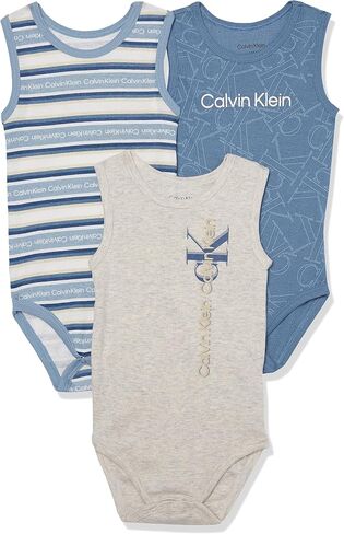 Calvin Klein baby-boys 3 Pieces Pack Bodysuit in Saudi Arabia